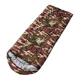 Schlafsack für Erwachsene, warme Outdoor-Schlafsack, tragbar und warm, für Wanderer, Wandern,...