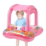 Duroecsain Baby-Schwimmring | Aufblasbare Schwimmhilfe für Kinder, tragbar, mit UV-Schutz für...