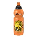 Fizzii Kinder- und Freizeittrinkflasche 600 ml (auslaufsicher bei Kohlensäure, schadstofffrei,...