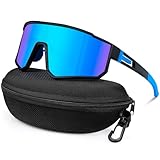 MELLIEX Sport Sonnenbrille Herren Damen, Polarisiert Fahrradbrille, UV400 Schutz Laufbrille, HD...