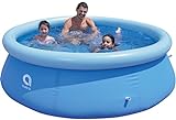 Avenli Pool 244 x 63 cm Family Prompt Set Pool Aufstellpool ohne Pumpe Pool-Set blau Gartenpool rund...