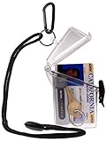 Witz STRANDSAFE - Wasserdichter Badesafe transparent [1 Stück] Strandbox Schwimmsafe mit...