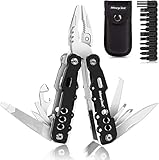 morpilot Multitool Werkzeug, 25 in 1 Faltbares Edelstahl Multifunktionale Zange, Multitools als...