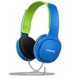 Philips SHK2000BL/00 Over Ear Kinder Kopfhörer, Farbige LED-Leuchten, 85dB Lautstärkebegrenzung,...