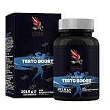 Carnium Botanicals Natural Testo Boost – Kapseln mit D-Asparaginsäure, Zink, Magnesium, Ginseng...