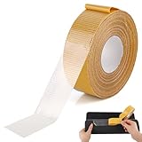 Maxmoc Teppich Klebeband,20M X 3CM Extra Stark Doppelseitiges Klebeband,Transparent Spurlos...