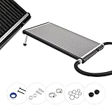 Arebos Solarkollektor Poolheizung, 110 x 65 x 7,5 cm Solarheizung für Pool, Kapazität bis zu 15...