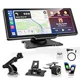 Carpeer CarPlay & Android Auto Display Car Stereo, Auto-Display, 10.26-Zoll-IPS-Touchscreen, Digital...