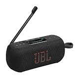 JBL Tuner 3 Tragbares DAB/DAB+/UKW Bluetooth Radio mit 6 Sendern, Bis zu 15 Std Wiedergabe, IP68...