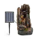 Blumfeldt Mystic Tree Solarbrunnen, inkl. Solarpanel, Lithium-Ionen-Akku (ca. 5h Laufzeit),...