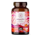 ASTAXANTHIN 12mg - Aus reiner Haematococcus Pluvialis-Mikroalge - Optimierte Bioverfügbarkeit mit...