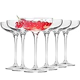 Krosno Sektschalen Sektgläser Champagner-Gläser | Set von 6 | 240 ML | Harmony Kollektion |...