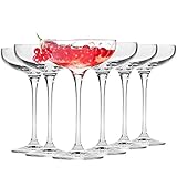 Krosno Sektschalen Sektgläser Champagner-Gläser | Set von 6 | 240 ML | Harmony Kollektion |...