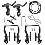 Luckwaii Fahrrad Bremsen Set Aluminium Bremshebel Schalthebel Fahrrad Bremshebel Fahrrad V Brake...