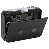 LUCKDANO TON007B -Kassettenspieler mit Kopfhörern, Auto-Reverse-Funktion,...