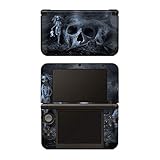 Skins4u Aufkleber Design Schutzfolie Vinyl Skin kompatibel mit Nintendo New 3DS XL Skull Tree