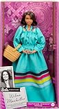 Barbie Inspirierende Frauenpuppe, Wilma Mankiller, Sammlerstück in blauem Kleid, erste weibliche...