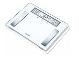 Beurer BG 51 Diagnosewaage (XXL Glaswaage bis 200 kg Tragkraft, 100 g Einteilung, Anzeige von...