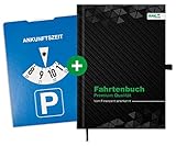 RNKVERLAG 3126 - Premium Fahrtenbuch in DIN A5 mit extra Parkscheibe, auch für Hybrid- und...