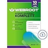 WEBROOT Internet Security Complete 2025 | + Passwort-Manager, Smartphone/Tablet, Leistungsoptimierer...