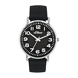 s.Oliver Armbanduhr Damen Quarzuhr Analog, mit Silikon Armband, Silber, 3 bar Wasserdicht, Kommt in...