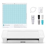 Silhouette America SILH-CAMEO-4-WHT-5T Silhouette Cameo 4 Schneideplotter, Weiß, 30,5 cm...