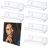 Wandhalterung für Schallplatten, schwebende Wandregale, 10,2 cm (4 Zoll) – 6-teiliger...