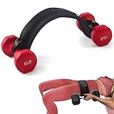 Hip Thrust Belt, Hip Thrust Gürtel Hüftstöße für Gewichthebergürtel mit Befestigten Hanteln,...