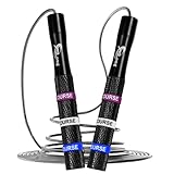 PIWOSGOL Speed Rope Springseil, 360° Springseil Erwachsene Fitness, Skipping Rope mit...