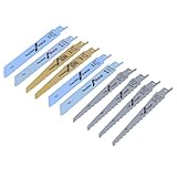 AKLOSIPY 10-teilige Säbelsägeblätter aus Kohlenstoffstahl für Holz und Metall –...