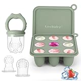 Silikon Fruchtsauger Baby Babybrei Einfrieren Behälter Set, Lebensmittel Zum Kühlen Und Lindern...