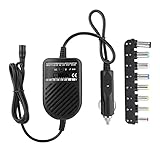 Auto Laptop Ladegerät Adapter, 80W DC Auto Ladegerät 15V 16V 18V 19V 20V 22V 24V DC Netzteil...