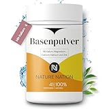 Basenpulver - Elektrolyte: Calcium, Magnesium, Zink, Natrium, Kalium, Citrat - Diät, Basenfasten,...
