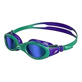 Speedo Unisex Kinder Futura Biofuse Flexiseal Mirror Junior Schwimmbrille, Violett/Emerald/Blau,...