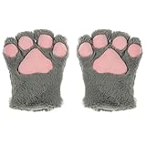 Katzenpfoten-Handschuhe, gemütlich, Tier, volle Finger, Bärenklauen, Fäustlinge, Winter,...