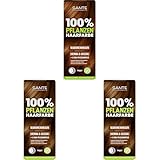 SANTE Naturkosmetik 100% Pflanzenhaarfarbe Pulver 08 Maronenbraun, vegane Haar-Coloration mit Henna...