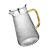 KICHOUSE Flasche Kaltes Wasser Krug Trinkflasche Mit Saft Kanne Mit Deckel Wasserflasche...