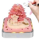 Abnehmbarer Notizblock, 3D-Kalender 2026, abnehmbarer 3D-Kalender und Notizblock,...