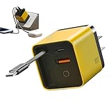 Einziehbares Wandladegerät – -Steckdosenadapter – Schnellladung 80 W Multifunktions-Ladegerät...