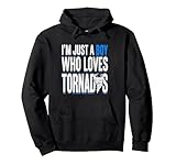 Nur EIN Typ, der Tornados liebt, Stürme zu beobachten, Männer und Jungen Pullover Hoodie