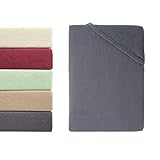 Hometex Premium Textiles Winterflausch Spannbettlaken | Spannbetttuch Teddyflausch 80% Baumwolle &...