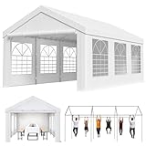 Homall Partyzelt 3x6,Metall Gestell Gartenzelt,Pavillon Wasserdicht 560g/m² PE-Plane,Zelt Stabil-18...