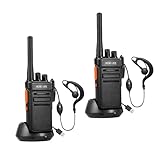 HESENATE HT66 Funkgeräte Set, PMR446 Lizenzfreies Woki Toki, Große Reichweite Walkie Talkie,...