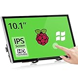 HAMTYSAN Raspberry Pi Touch Screen, 10.1 Zoll Bildschirm 1024x600 Kleiner tragbarer HDMI IPS Monitor...