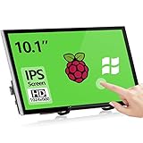 HAMTYSAN Raspberry Pi Touch Screen, 10.1 Zoll Bildschirm 1024x600 Kleiner tragbarer HDMI IPS Monitor...