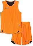 Spalding Kinder Bekleidung teamsport Doubleface Trikot set, 300401006, Mehrfarbig (orange/Schwarz),...