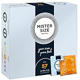 MISTER SIZE Kondome gefühlsecht hauchzart 57mm im 36er Pack/extra dünn, extra fein, extra...