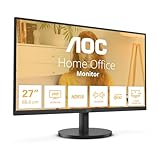 AOC U27B3A - 27 Zoll UHD Monitor, Lautsprecher, HDR10 (3840x2160, 60 Hertz, HDMI 2.0, DisplayPort...