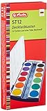 Herlitz 10116655 Schulmalfarben bzw. Deckfarbkasten, 12 Farben inklusive Deckweiß