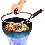 Wlikmjg Eiserner Zum Kochen - Japanische Eisenpfanne | Handgeschmiedet Für Natürliches Kochen Auf...